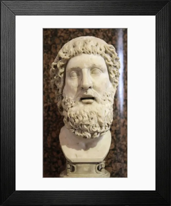 Framed Print : Head of Philoctetes, 2nd century Framed Print : Head of Philoctetes, 2nd century