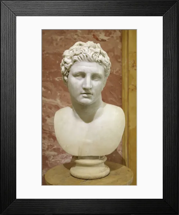 Framed Print : Head of Meleager, 2nd century Framed Print : Head of Meleager, 2nd century