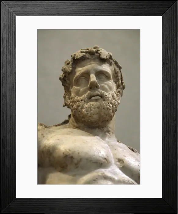 Framed Print : Statue of Heracles, 2nd century Framed Print : Statue of Heracles, 2nd century