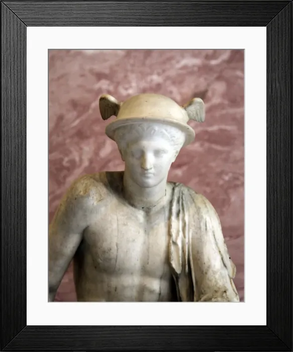 Framed Print : Statue of Hermes, 2nd century Framed Print : Statue of Hermes, 2nd century