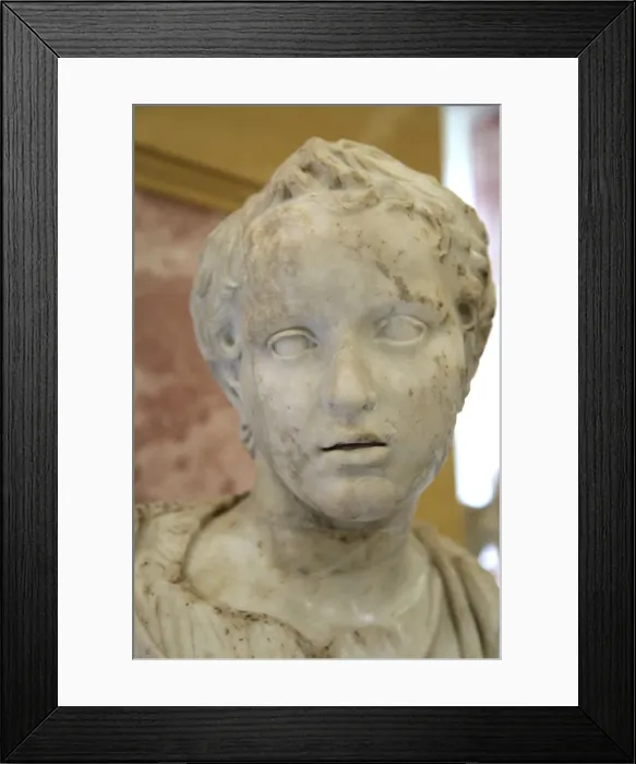 Framed Print : Bust of Eros, 2nd century