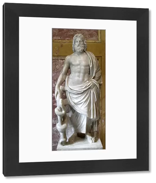 Statue of Asklepios, Greek God of Healing, 2nd century