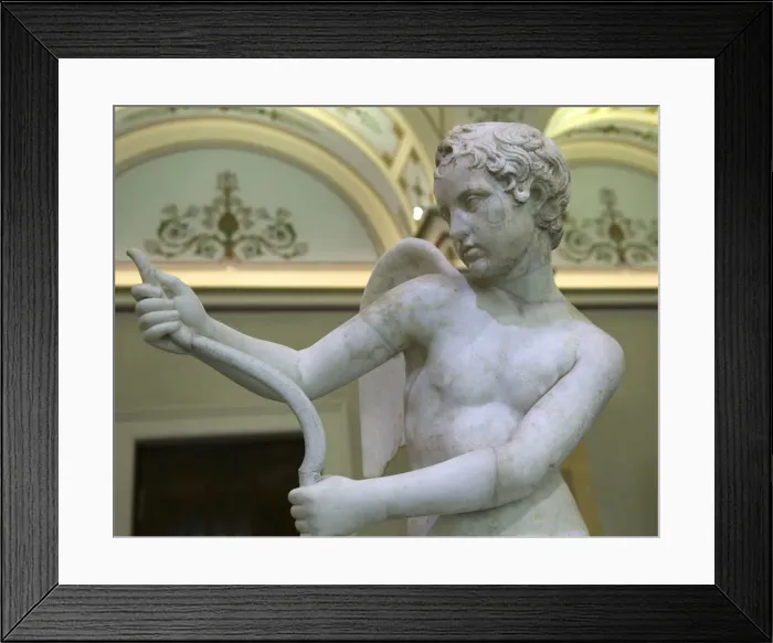Framed Print : Statue of Eros drawing his bow, 2nd century Framed Print : Statue of Eros drawing his bow, 2nd century