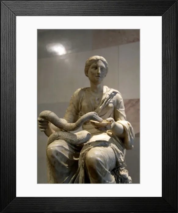 Framed Print : Statue of Hygieia, Goddess of Health Framed Print : Statue of Hygieia, Goddess of Health