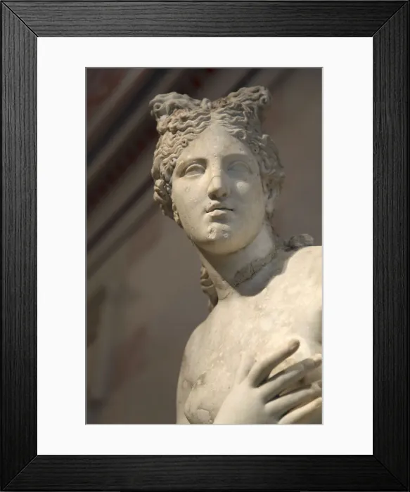 Framed Print : Statue of Aphrodite, Goddess of Beauty and Love Framed Print : Statue of Aphrodite, Goddess of Beauty and Love