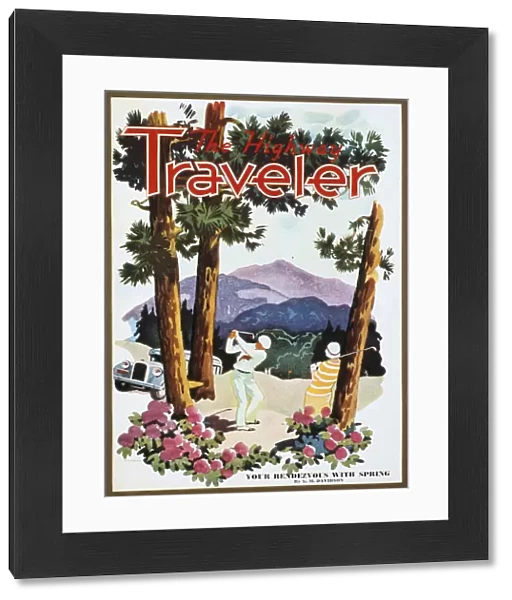 Cover of The Highway Traveler magazine, c1926