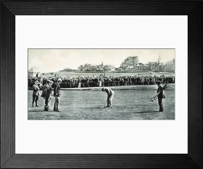 Framed Print : Golfers at the Open Championship, St Andrews, Scotland, 1890 Framed Print : Golfers at the Open Championship, St Andrews, Scotland, 1890