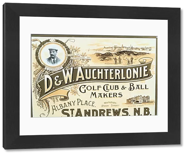 D & W Auchterlonie, Golf Club and Ball makers, Scottish, c1900