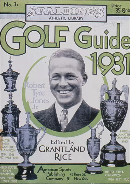 Golf Guide 1931, featuring Bobby Jones, American, 1931