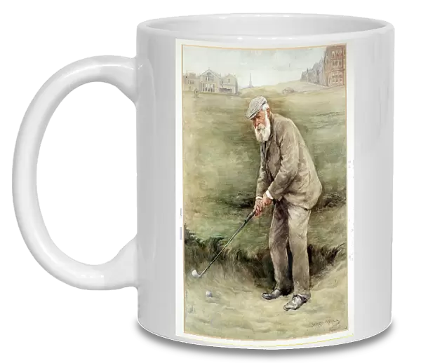 Tom Morris senior, British golfer, portrait, c1910