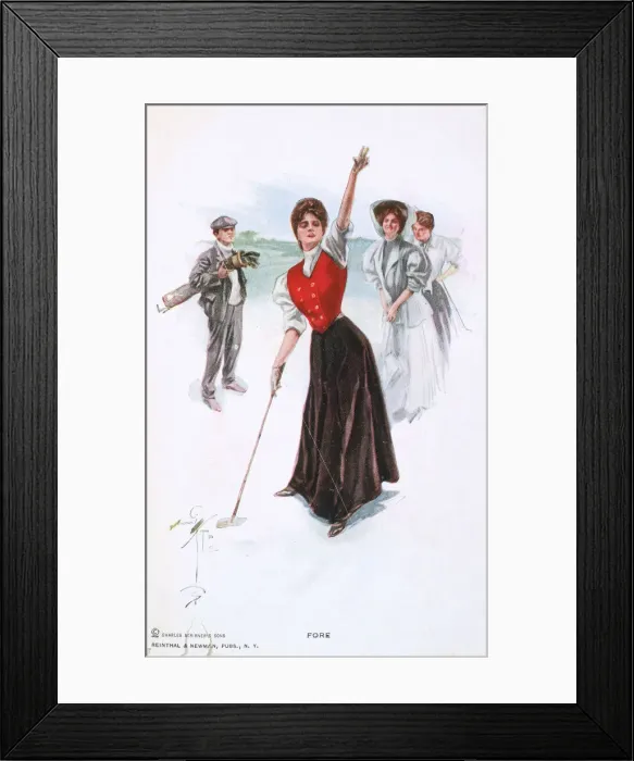Framed Print : Fore !, illustration, c1900 Framed Print : Fore !, illustration, c1900