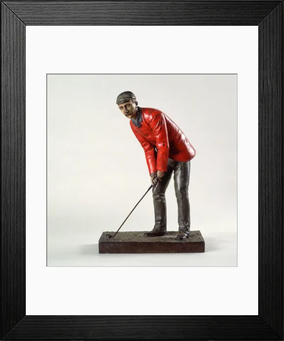 Framed Print : Polydrone bronze figure of John E Laidley, c1880 Framed Print : Polydrone bronze figure of John E Laidley, c1880