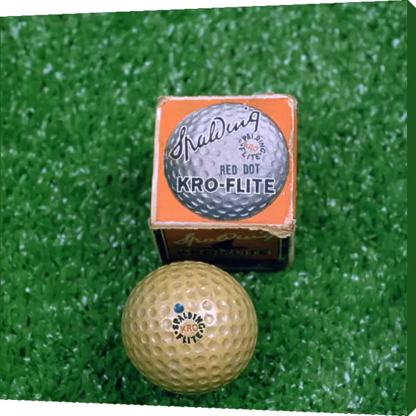 Kro-Flite golf ball, 1922. Artist: Spalding
