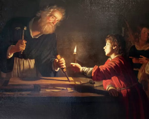 Childhood of Christ, c1620. Artist: Gerrit van Honthorst