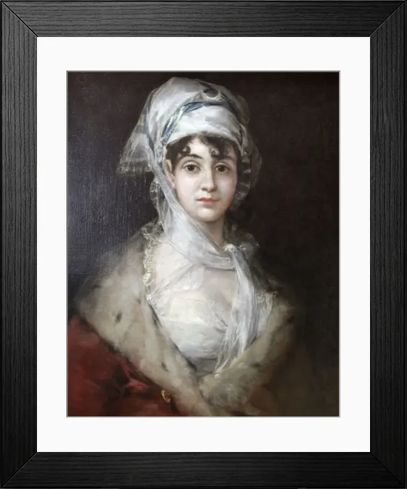 Framed Print : Portrait of the Actress Antonia Zarate, c1810-c1811. Artist: Francisco Goya Framed Print : Portrait of the Actress Antonia Zarate, c1810-c1811. Artist: Francisco Goya