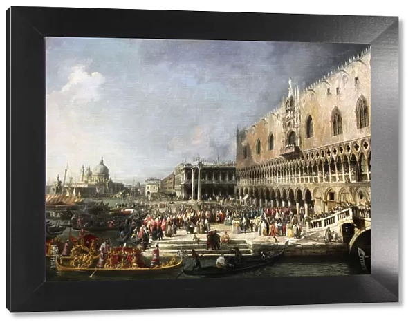 Reception of the French Ambassador in Venice, 1726-1727. Artist: Canaletto