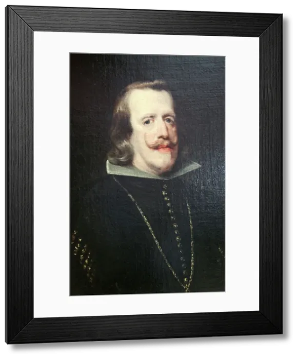 Framed Print : Portrait of Philip IV of Spain, c1656-c1660. Artist: Diego Velasquez Framed Print : Portrait of Philip IV of Spain, c1656-c1660. Artist: Diego Velasquez