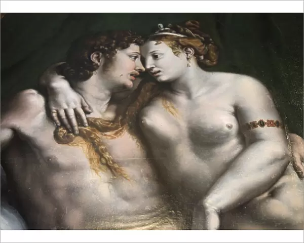 Love Scene, 16th century. Artist: Giulio Romano