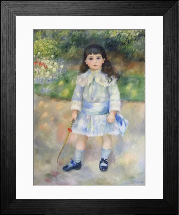 Framed Print : Child with Whip, 1885. Artist: Pierre-Auguste Renoir Framed Print : Child with Whip, 1885. Artist: Pierre-Auguste Renoir