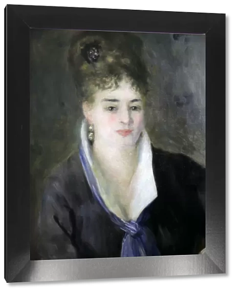 Lady in Black, 1876. Artist: Pierre-Auguste Renoir