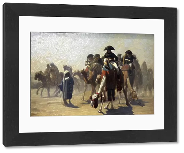 General Bonaparte with His Military Staff in Egypt, 1863. Artist: Jean-Leon Gerome