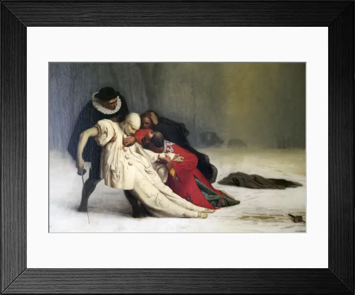 Framed Print : Duel after a Masquerade, 1857. Artist: Jean-Leon Gerome Framed Print : Duel after a Masquerade, 1857. Artist: Jean-Leon Gerome