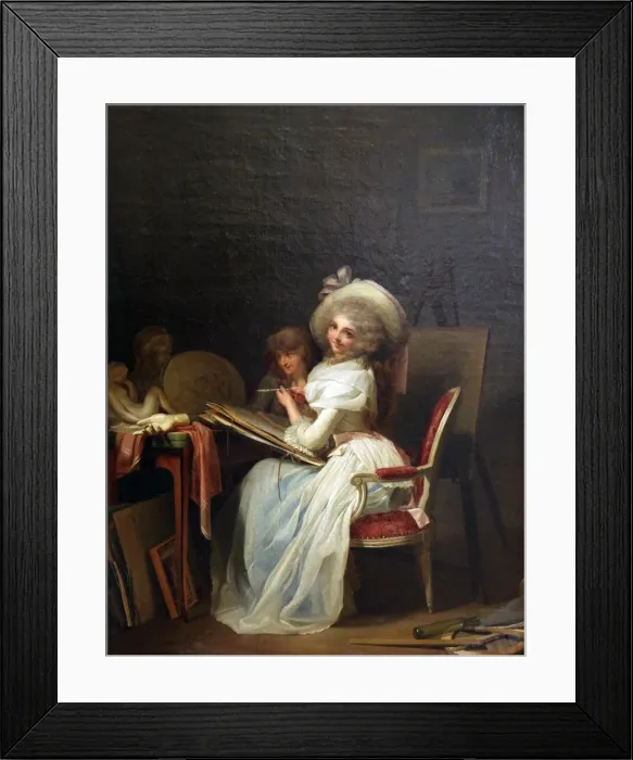 Framed Print : A Painter, c1785. Artist: Louis Leopold Boilly Framed Print : A Painter, c1785. Artist: Louis Leopold Boilly
