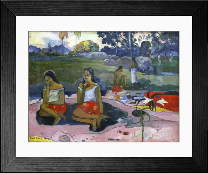Framed Print : Sacred Spring: Sweet Dreams (Nave Nave Moe), 1894. Artist: Paul Gauguin Framed Print : Sacred Spring: Sweet Dreams (Nave Nave Moe), 1894. Artist: Paul Gauguin