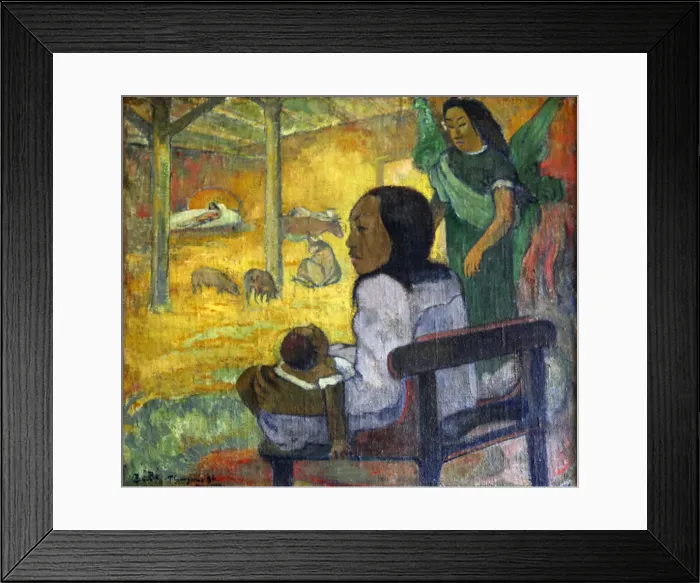 Framed Print : Be Be (Nativity), 1896. Artist: Paul Gauguin Framed Print : Be Be (Nativity), 1896. Artist: Paul Gauguin