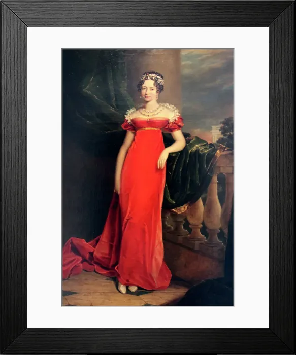 Framed Print : Portrait of the Grand Duchess Maria Pavlovna, c1822(?). Artist: George Dawe Framed Print : Portrait of the Grand Duchess Maria Pavlovna, c1822(?). Artist: George Dawe