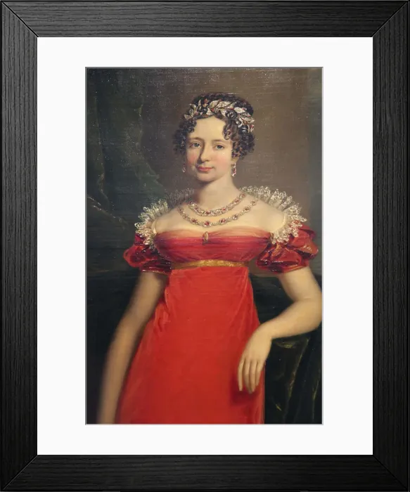 Framed Print : Portrait of the Grand Duchess Maria Pavlovna, c1822(?). Artist: George Dawe Framed Print : Portrait of the Grand Duchess Maria Pavlovna, c1822(?). Artist: George Dawe