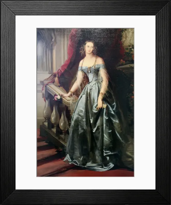Framed Print : Portrait of the Grand Duchess Olga Nikolaevna, 1841. Artist: Christina Robertson Framed Print : Portrait of the Grand Duchess Olga Nikolaevna, 1841. Artist: Christina Robertson