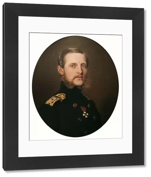 Portrait of the Grand Duke Konstantin Nikolaevich, 1859. Artist: Franz Xaver Winterhalter