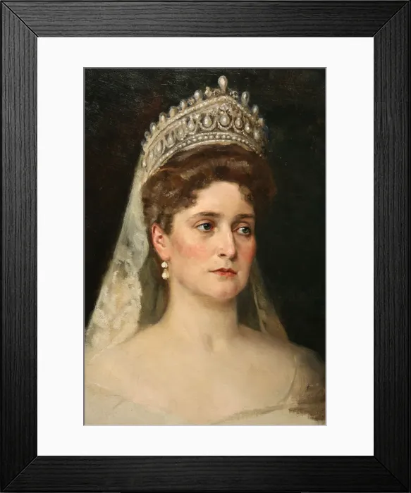 Framed Print : Portrait of the Empress Alexandra Feodorovna, 1907. Artist: Nikolai Bodarevsky Framed Print : Portrait of the Empress Alexandra Feodorovna, 1907. Artist: Nikolai Bodarevsky