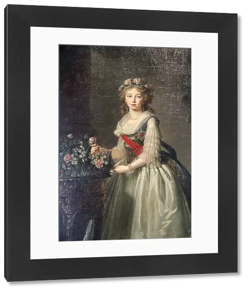 Portrait of the Grand Duchess Elizabeth Alexeyevna, 1795. Artist: Elisabeth Louise Vigee-LeBrun