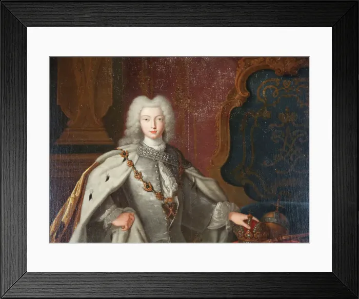 Framed Print : Portrait of Peter II, c1728 Framed Print : Portrait of Peter II, c1728
