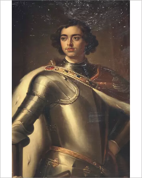 Portrait of Peter the Great, mid 19th century. Artist: Enrico Belli