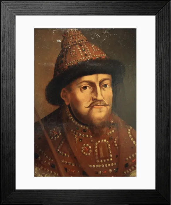 Framed Print : Portrait of Tsar Michael Feodorovich, first half of 19th century Framed Print : Portrait of Tsar Michael Feodorovich, first half of 19th century