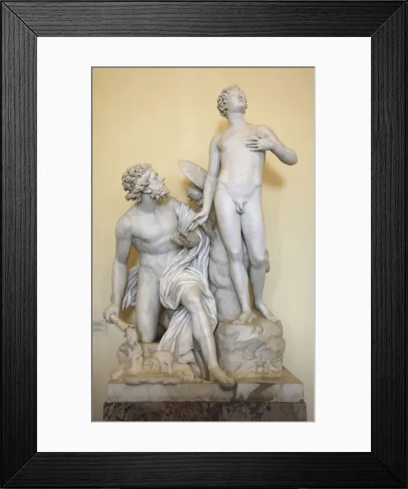 Framed Print : Prometheus and the First Man, late 18th century. Artist: Pietro Stagi Framed Print : Prometheus and the First Man, late 18th century. Artist: Pietro Stagi