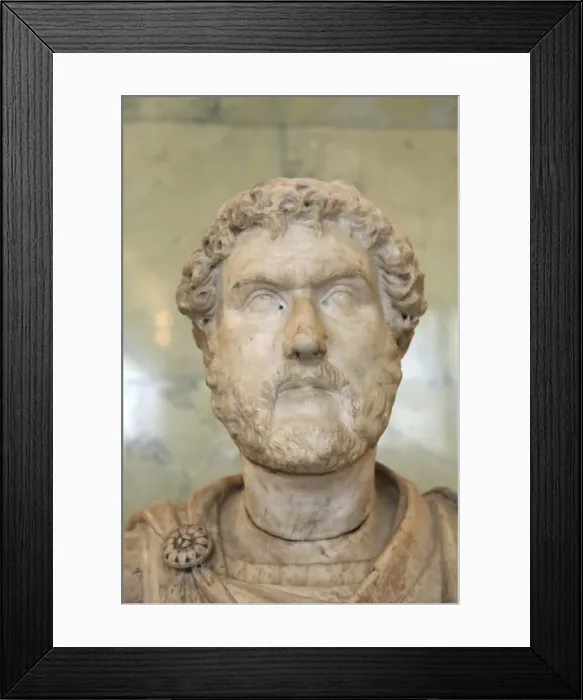 Framed Print : Portrait of Antoninus Pius, third quarter of 2nd century Framed Print : Portrait of Antoninus Pius, third quarter of 2nd century