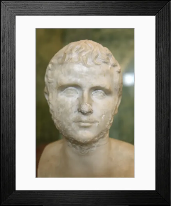 Framed Print : Portrait of the Roman Emperor Gallienus, 3rd century Framed Print : Portrait of the Roman Emperor Gallienus, 3rd century