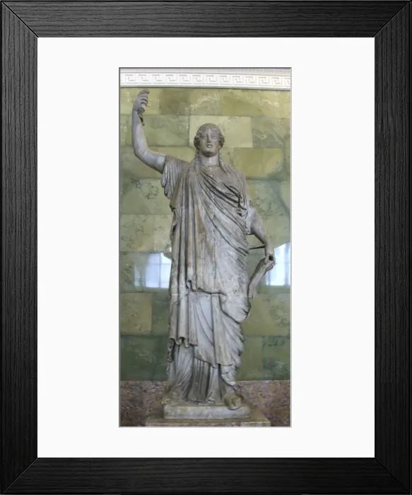 Framed Print : Caryatid. Roman, after a Greek model of the 5th century BC Framed Print : Caryatid. Roman, after a Greek model of the 5th century BC