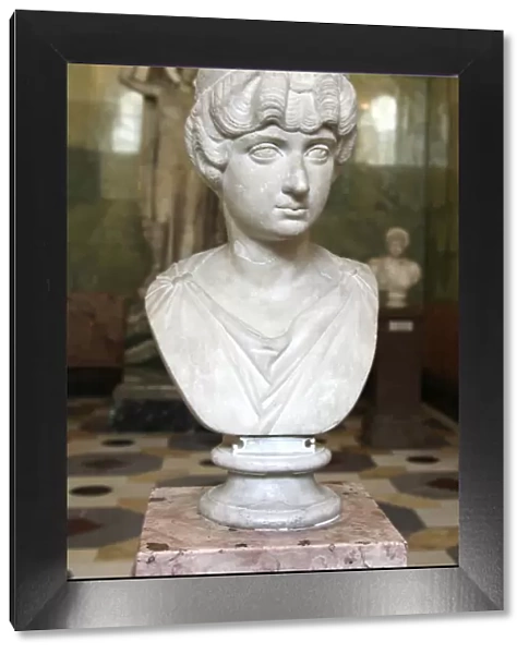 Portrait bust of Lucilla, wife of the Roman Emperor Lucius Verus, c160-c170