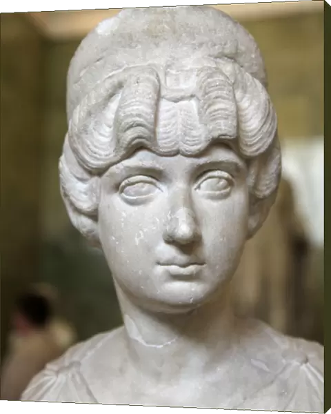 Portrait bust of Lucilla, wife of the Roman Emperor Lucius Verus, c160-c170