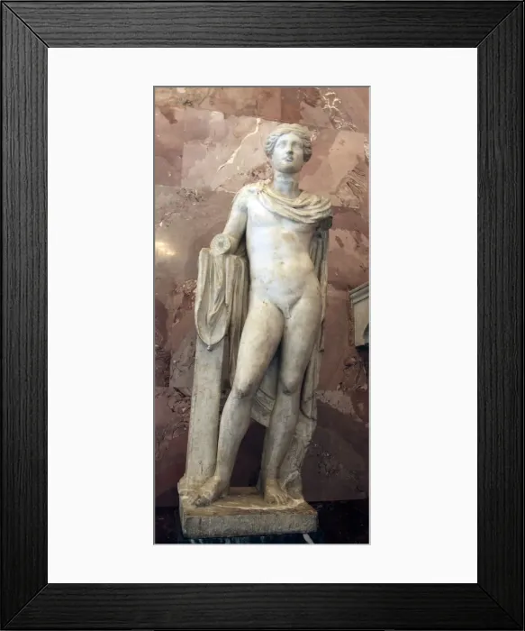 Framed Print : Statue of Apollo, Roman, 1st century, restored in the 18th century Framed Print : Statue of Apollo, Roman, 1st century, restored in the 18th century