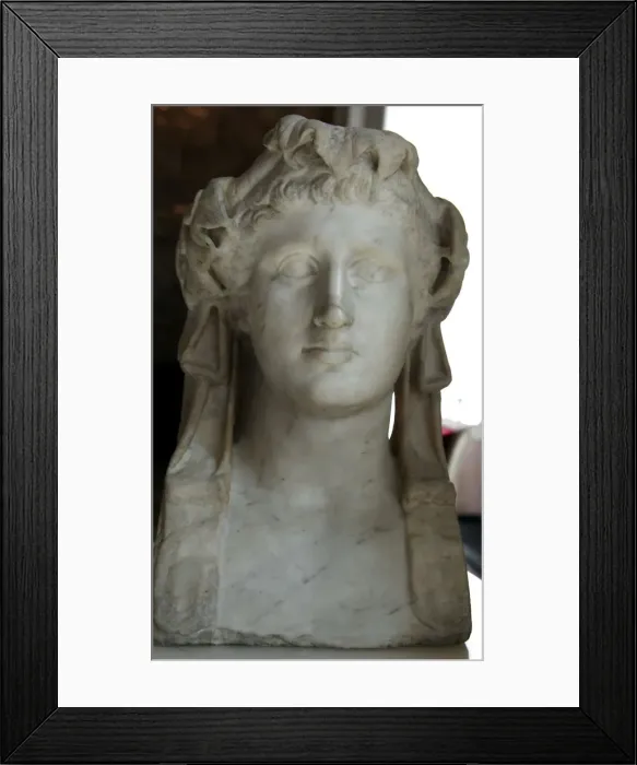 Framed Print : Double herm of Dionysus and Heracles Framed Print : Double herm of Dionysus and Heracles