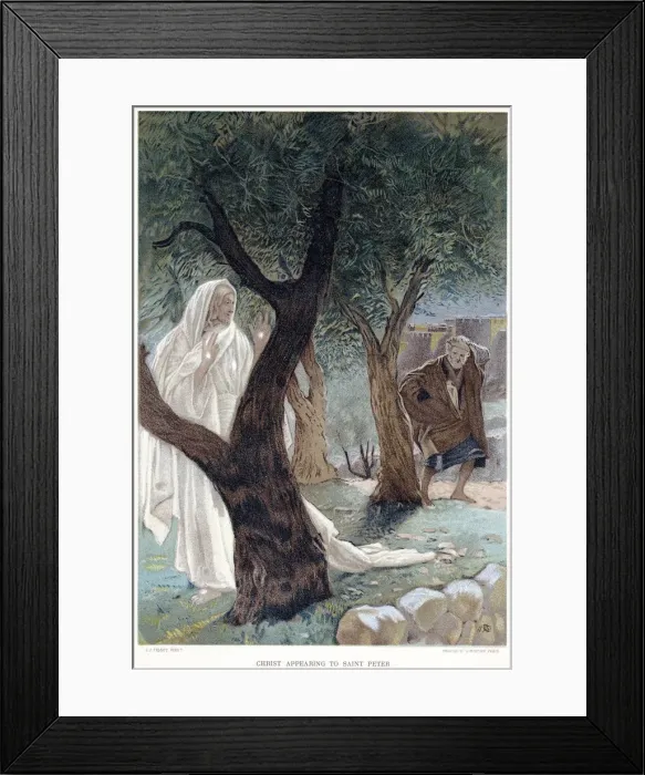 Framed Print : Christ appearing to St Peter, c1890. Artist: James Tissot Framed Print : Christ appearing to St Peter, c1890. Artist: James Tissot