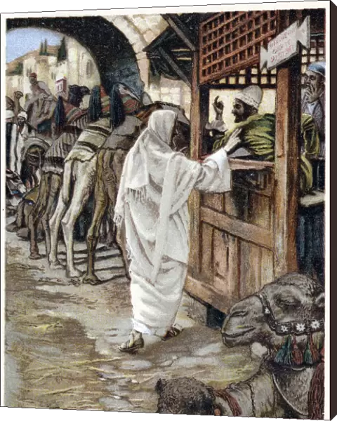 Christ calling Matthew, the tax collector, c1890. Artist: James Tissot