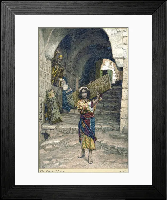 Framed Print : The Youth of Jesus, c1897. Artist: James Tissot Framed Print : The Youth of Jesus, c1897. Artist: James Tissot
