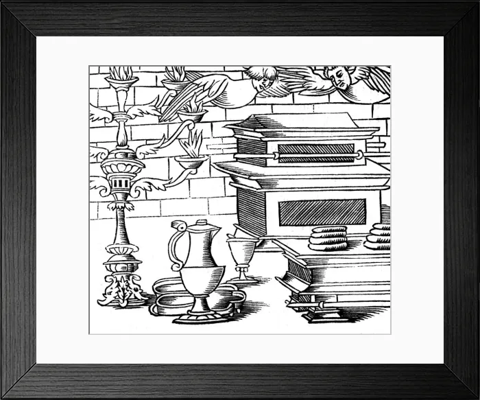 Framed Print : Sanctuary of the Ark of the Covenant, 16th century Framed Print : Sanctuary of the Ark of the Covenant, 16th century